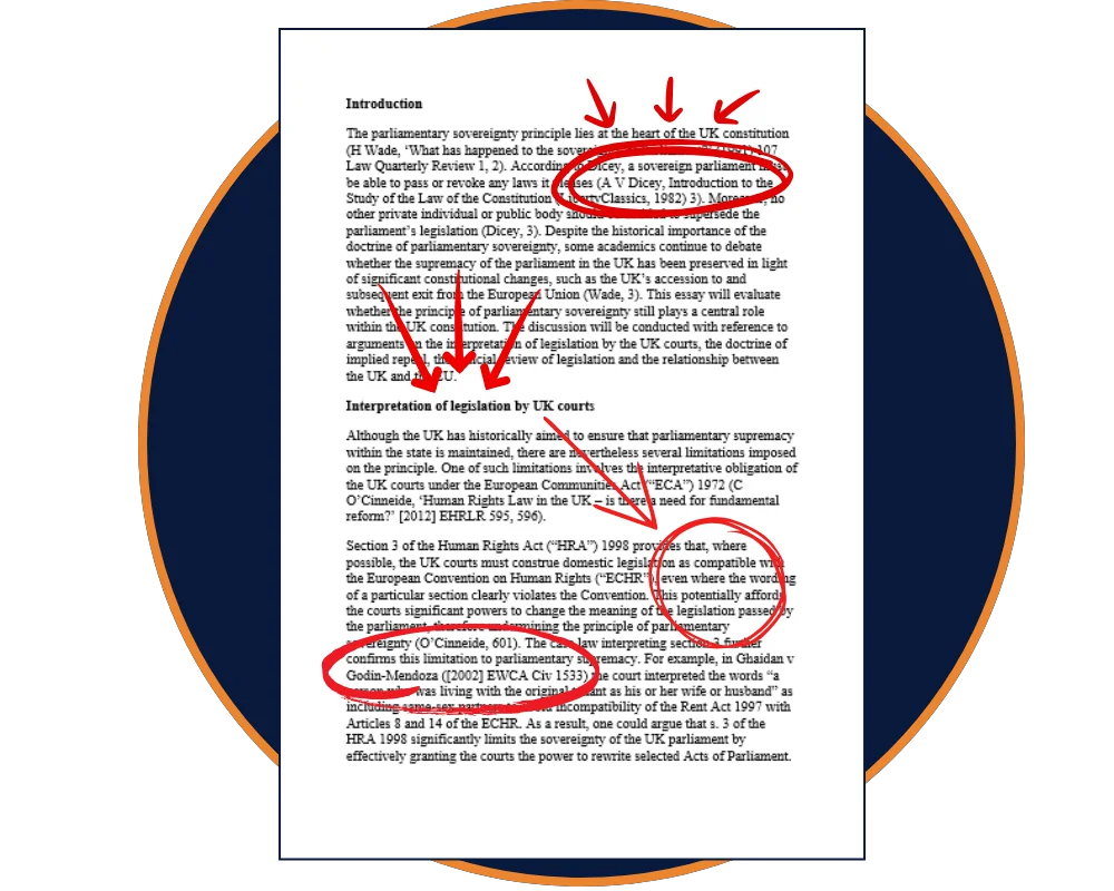 Avoid common problems with law essays